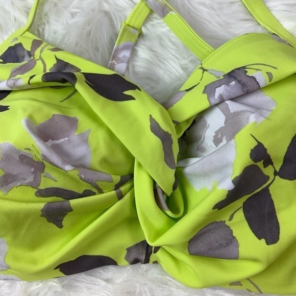 ATHLETA Yellow Gardenia Twist Up Bikini Top 40 B/C - Picture 3 of 7